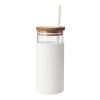 Glass Water Bottle With Natural Bamboo Lid