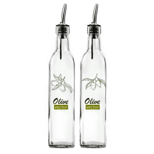 16oz glass olive oil 500ml with pour spout