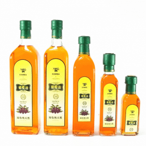 750ml olive oil glass bottle with aluminum lid