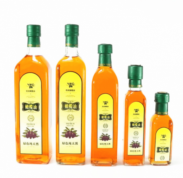 750ml olive oil glass bottle