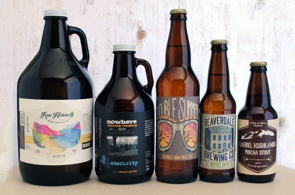 beer glass bottle
